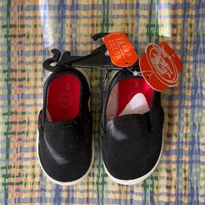 NEW Black Wonder Nation Slip-on Sneakers, size 3 baby boys